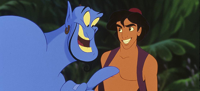 Genie and Aladdin