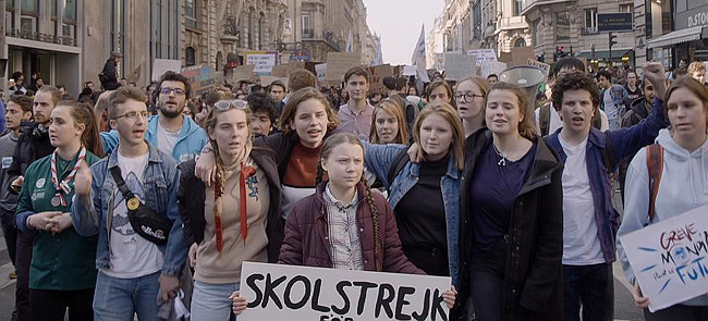 thunberg leads the march