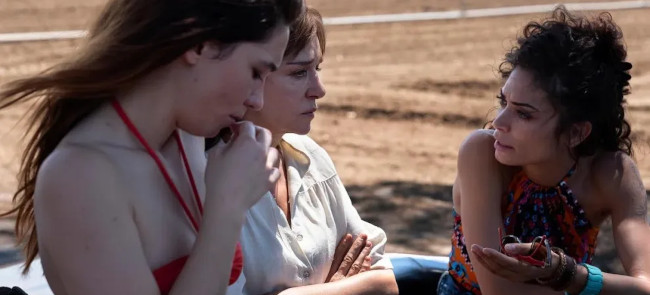 de angelis, golino and elodie